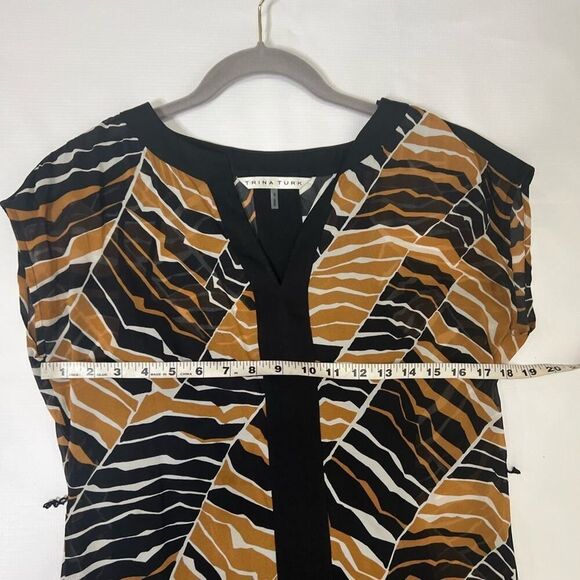 TRINA TURK SILK MINI DRESS SIZE 2‎ - Picture 4 of 7